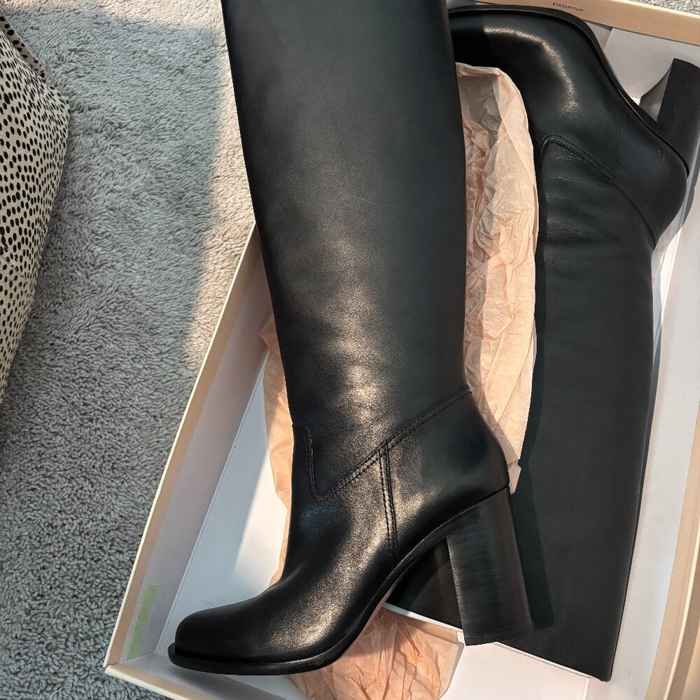 Loeffler Randall Tall Black Boot - Size 10B